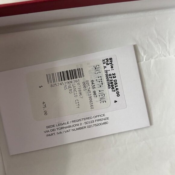 NWT Salvatore Ferragamo Embossed Gancini Motif Grainy Wallet- Black - Picture 5 of 14